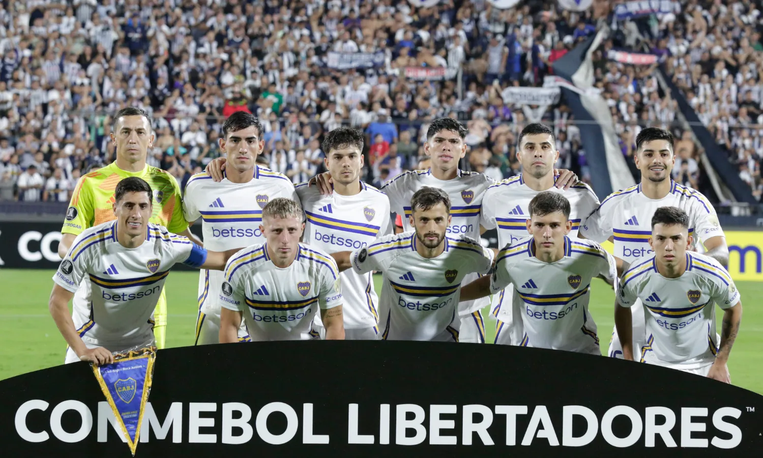 Los puntajes de Boca en la derrota ante Alianza Lima Iniciales Boca vs Alianza Lima 1822025