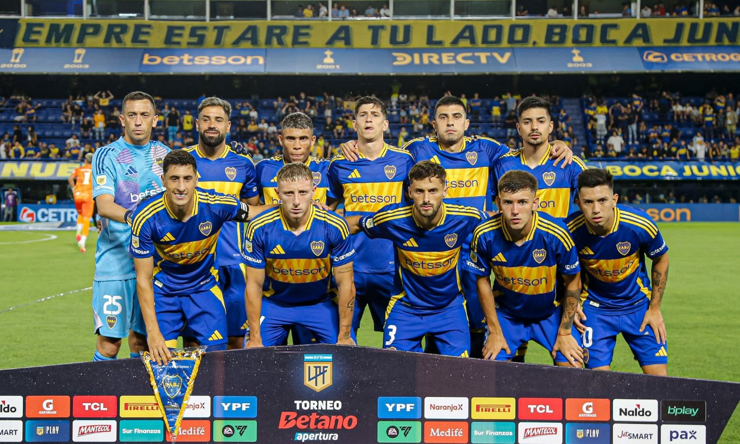 Iniciales Boca vs Independiente Rivadavia Torneo Apertura 2025