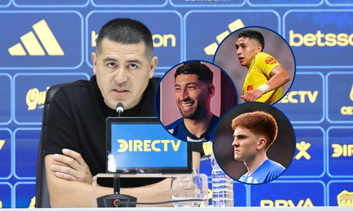 Riquelme, Varela, Barco y Fernández