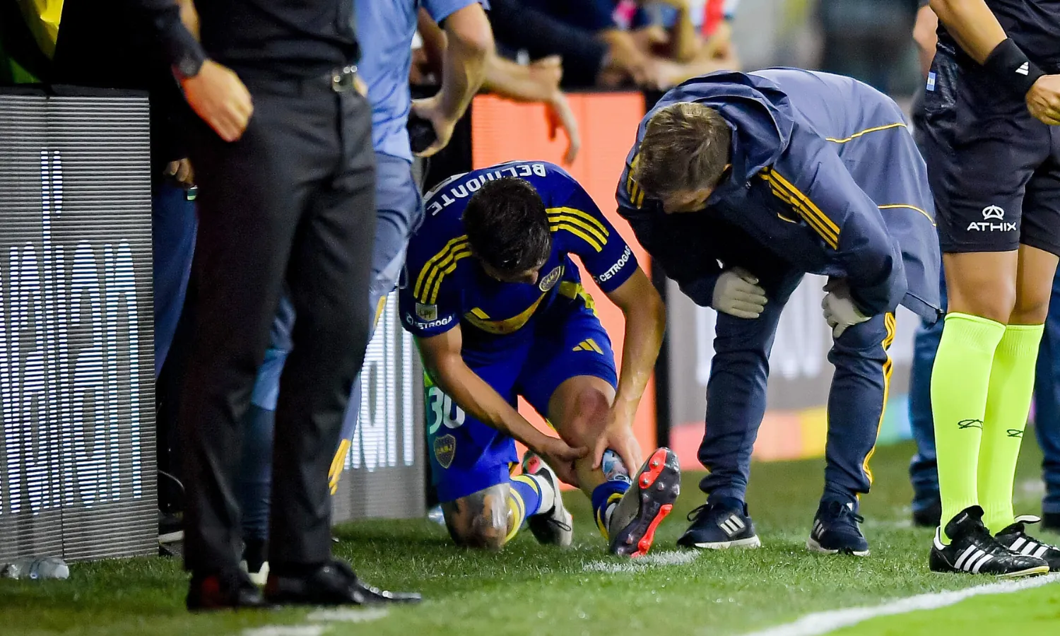 Otra baja en Boca para la Libertadores: se confirmó la lesión de Tomás Belmonte Tomás Belmonte lesión gemelo