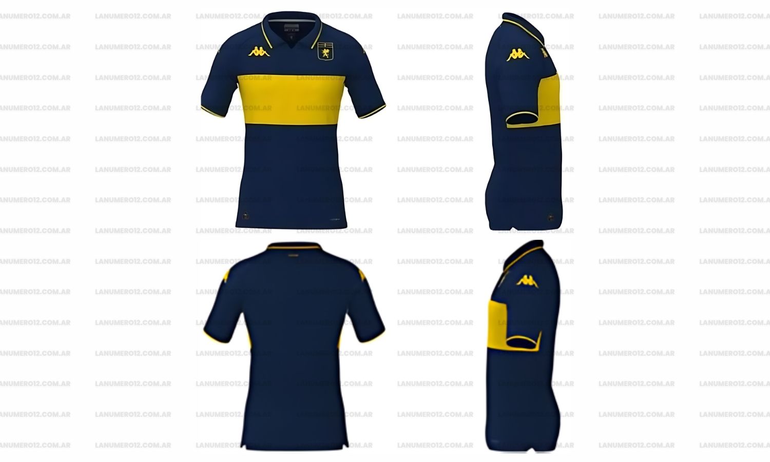 Camiseta homenaje Genoa Boca Juniors