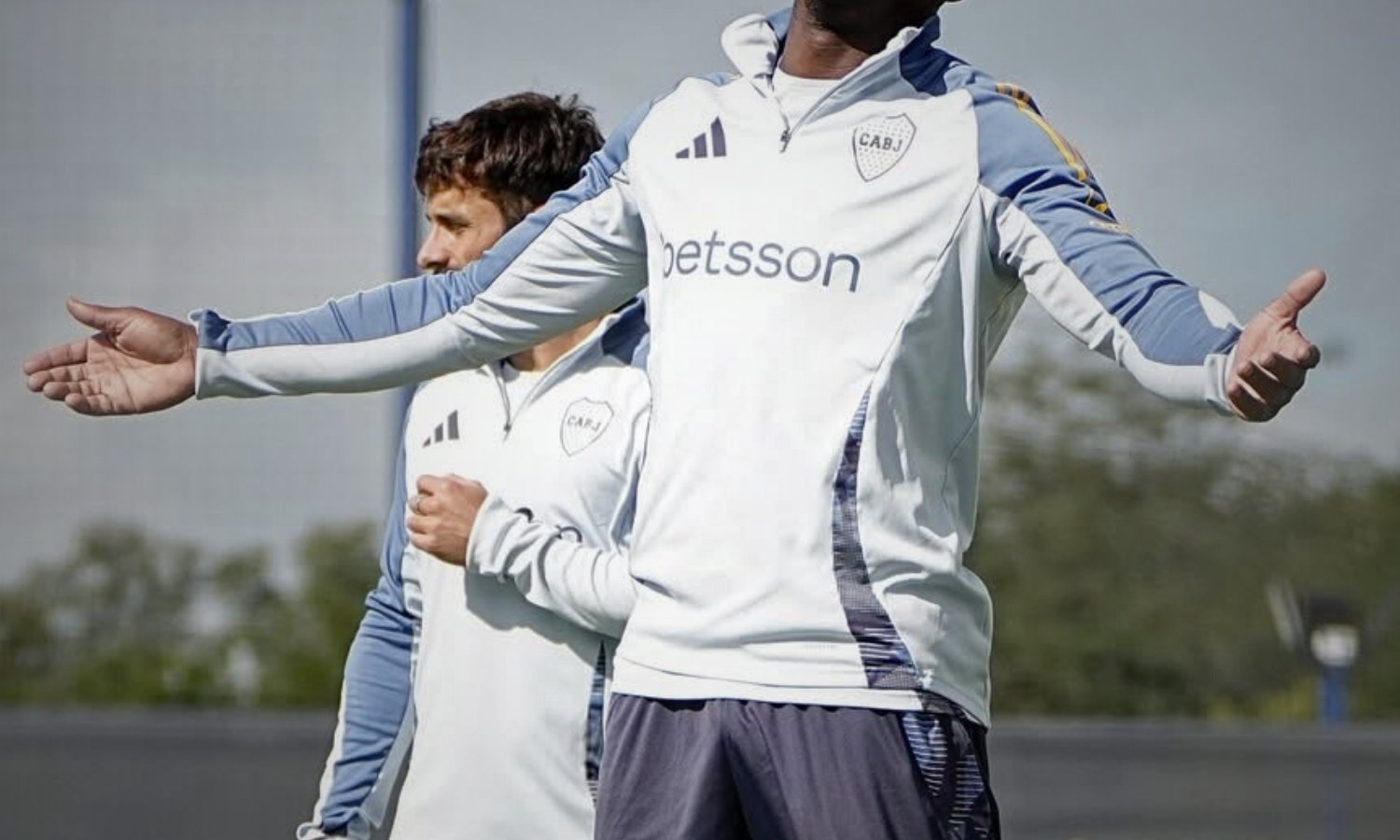 Gesto entrenamiento Boca