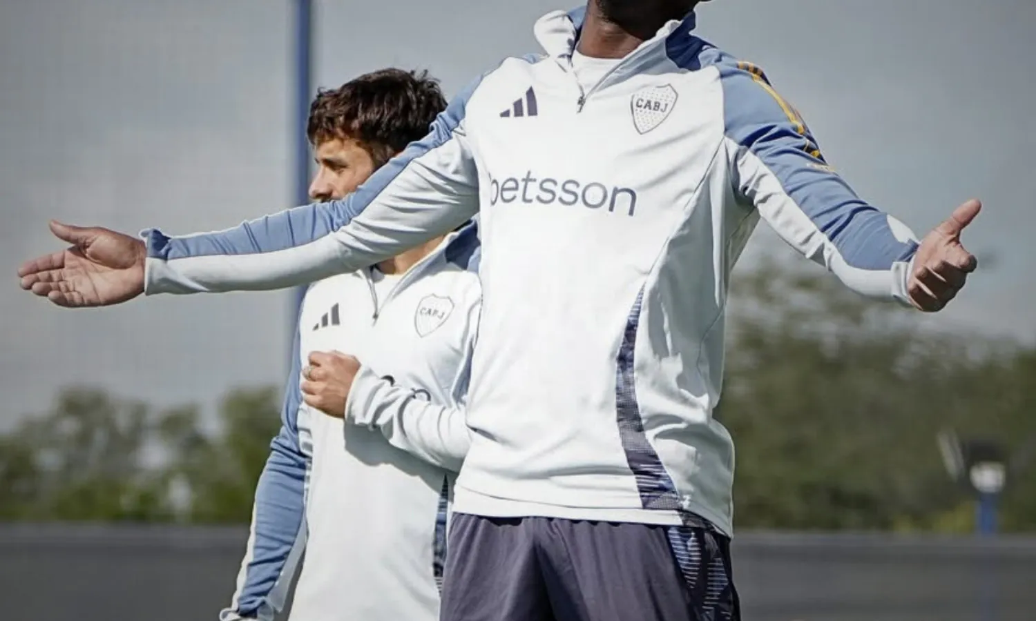 Gesto entrenamiento Boca