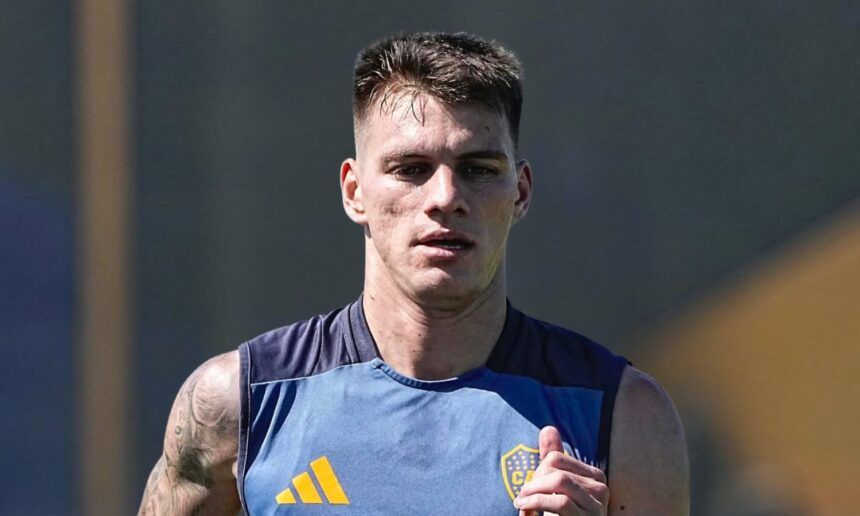 Kevin Zenón entrenamiento Boca