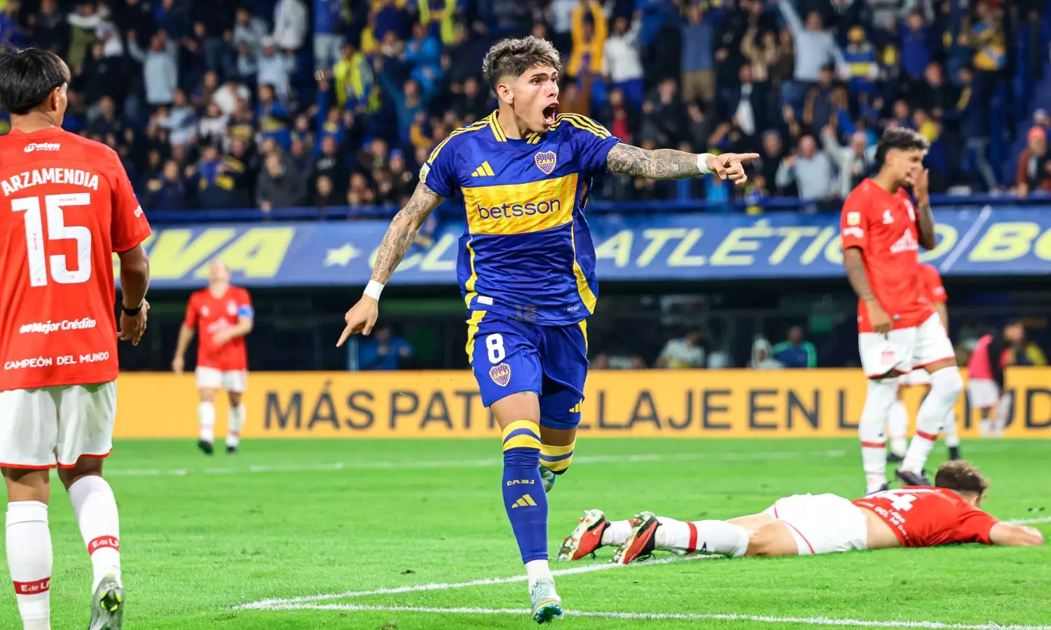 Gol Carlos Palacios Boca vs Estudiantes Apertura 2025