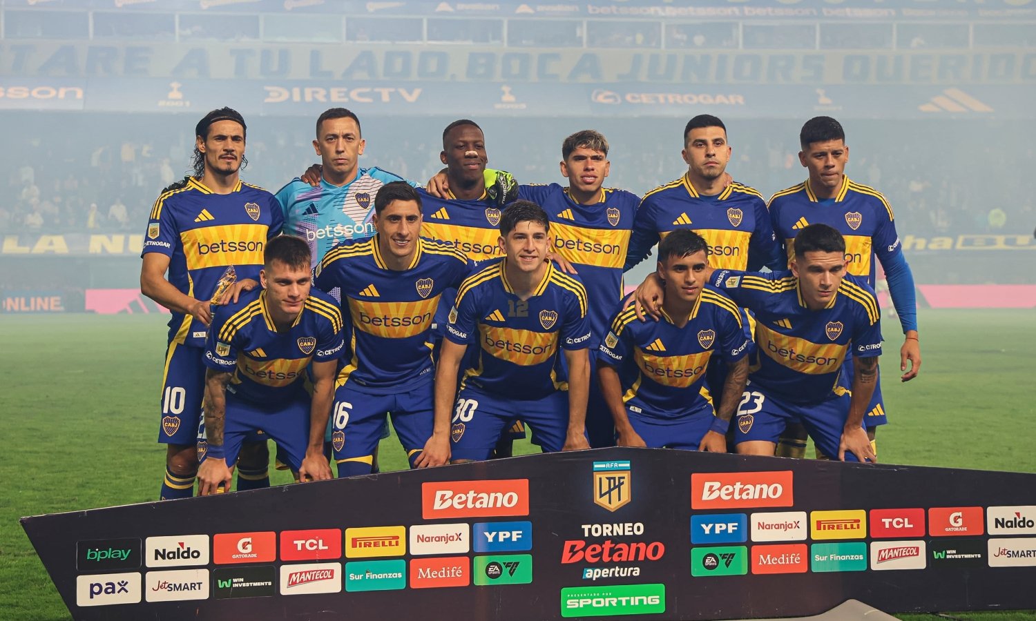 Iniciales Boca vs Estudiantes Apertura 2025