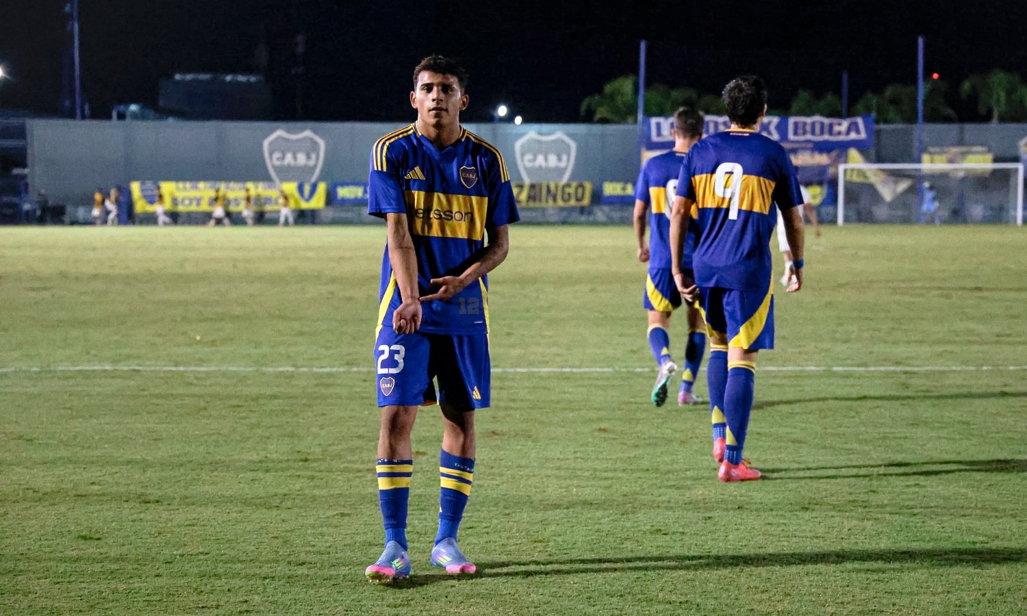 Leonel Flores reserva Boca vs Barracas