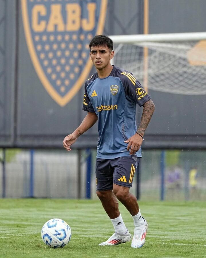 Buena noticia: Milton Delgado se entrenó con normalidad y jugaría ante River Milton Delgado entrenamiento Boca