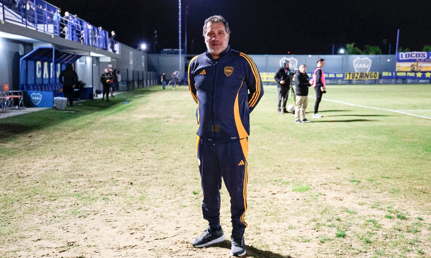 Roberto Pompei reserva Boca vs Barracas