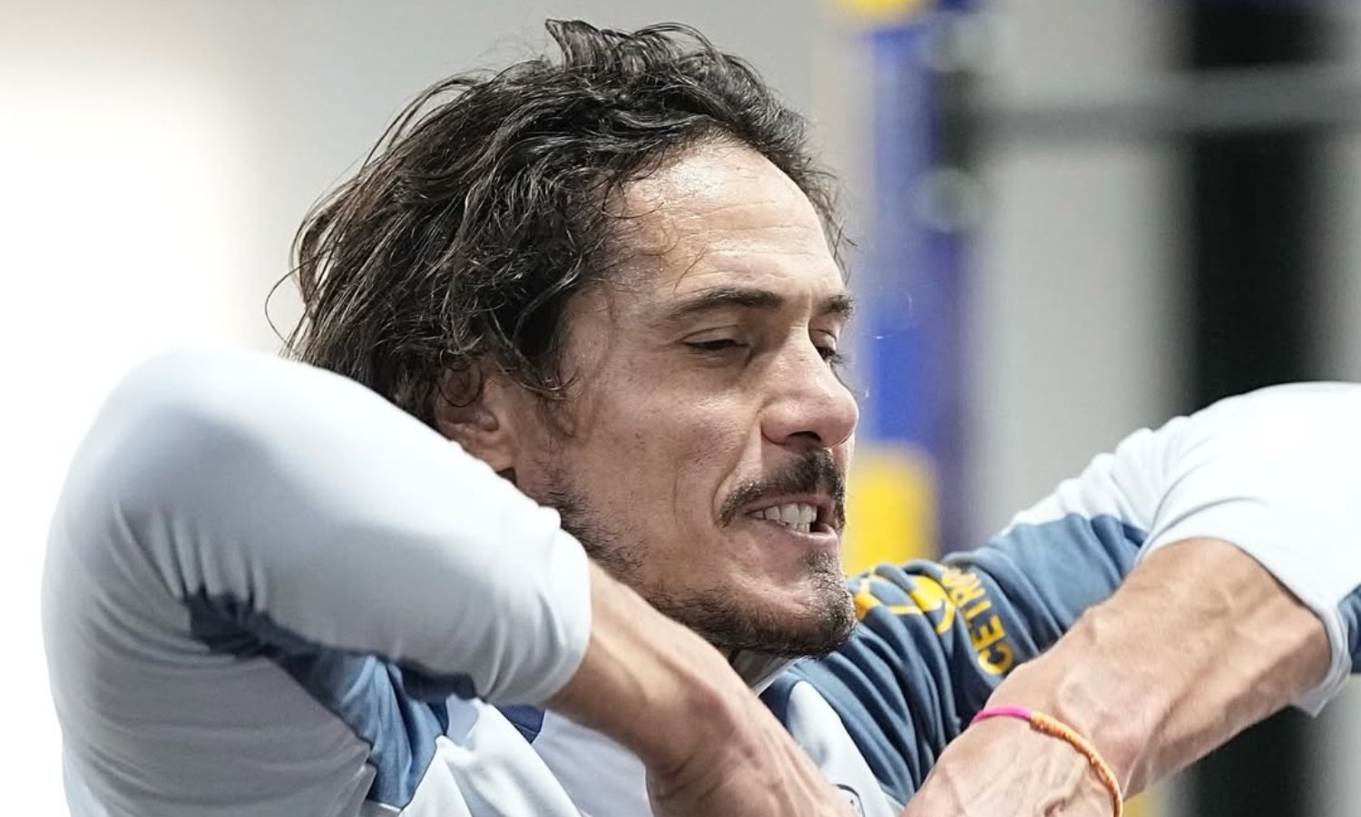 Edinson Cavani entrenamiento Boca 