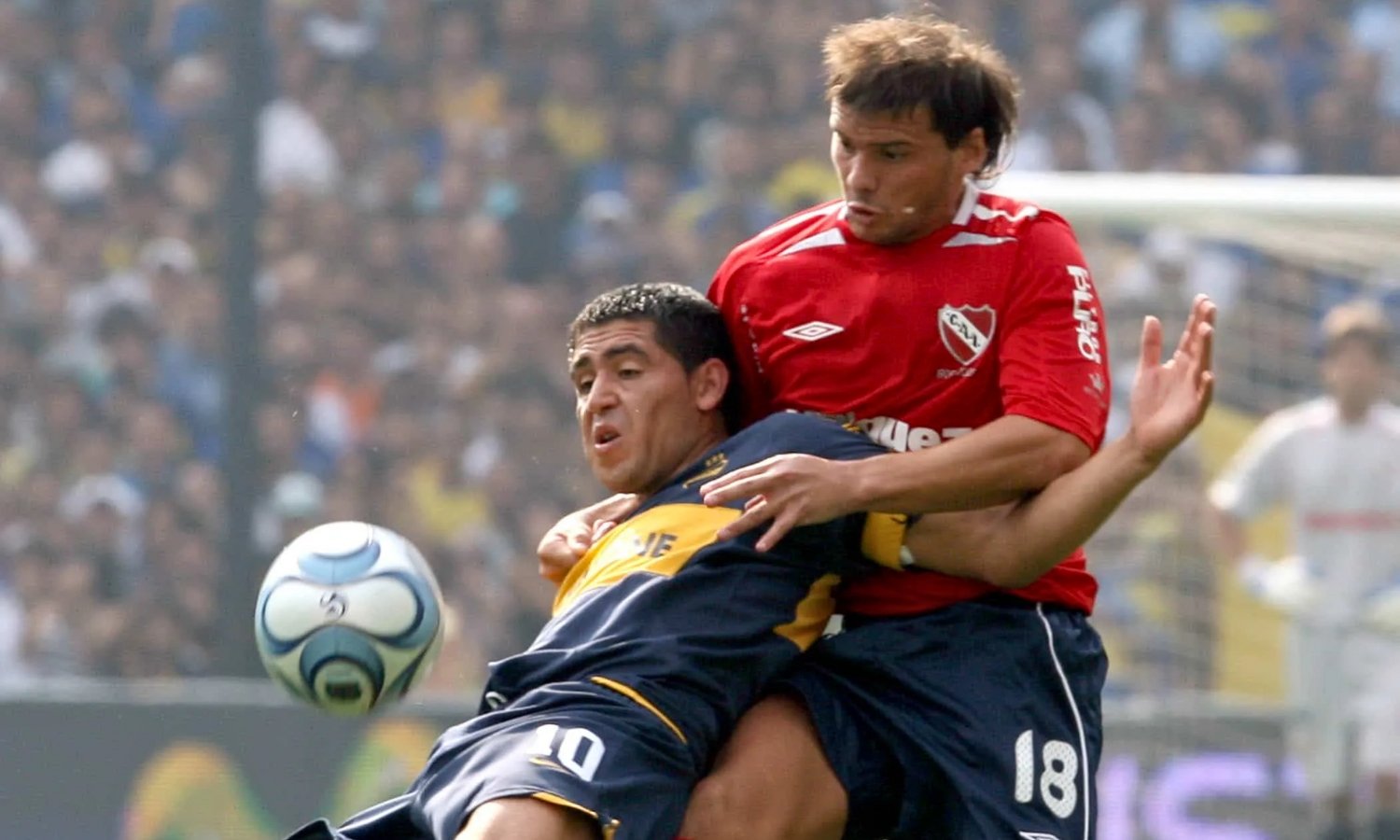 Mariano Herrón vs Riquelme en Boca vs Independiente