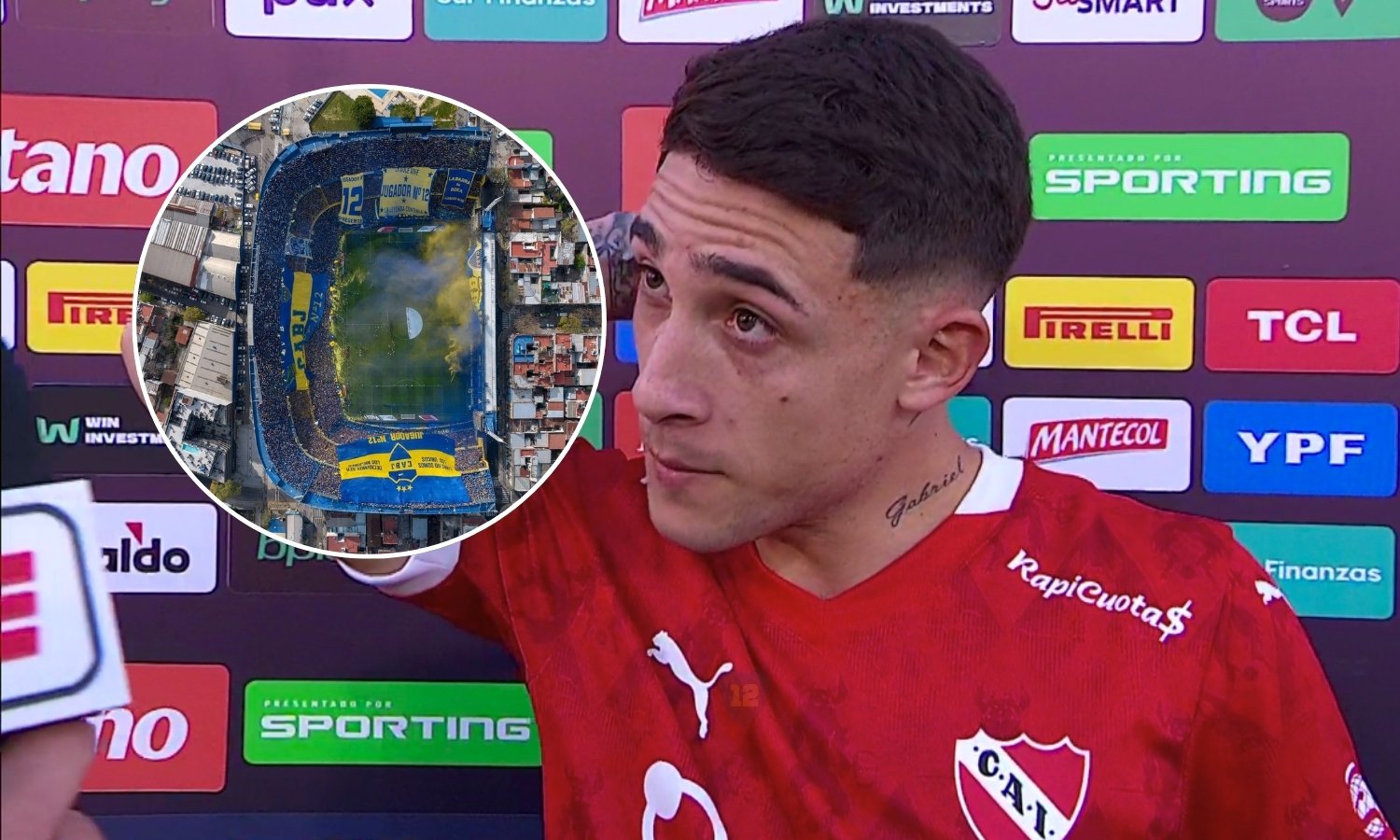 Santiago Montiel La Bombonera