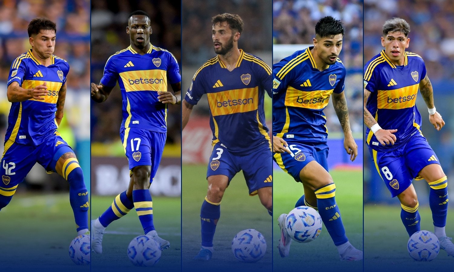 Lucas Blondel, Luis Advincula, Marcelo Saracchi, Williams Alarcón y Carlos Palacios