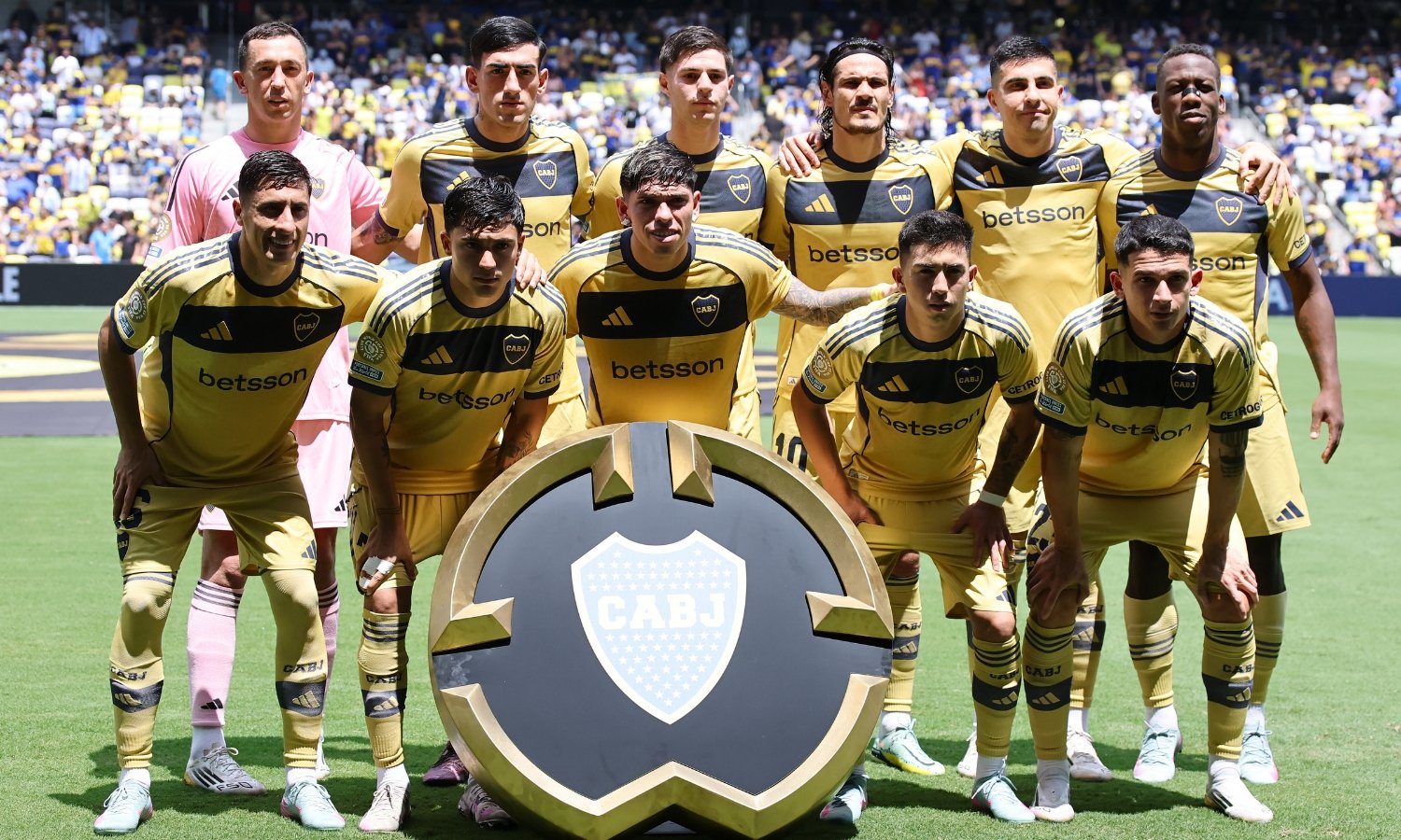 Iniciales Boca vs Auckland City