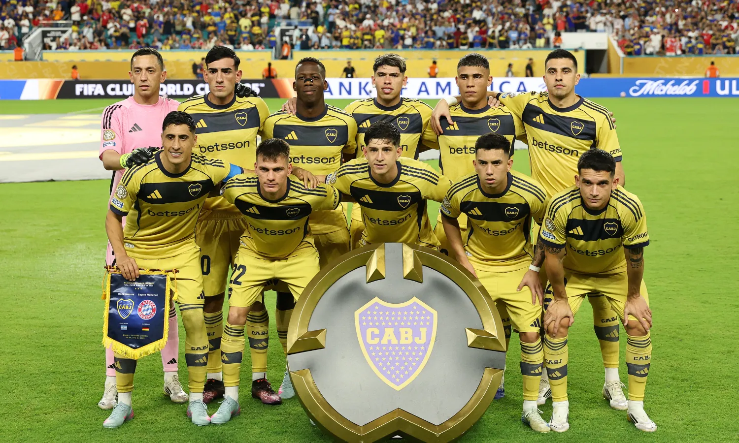 Iniciales Boca vs Bayern Mundial de Clubes 2025