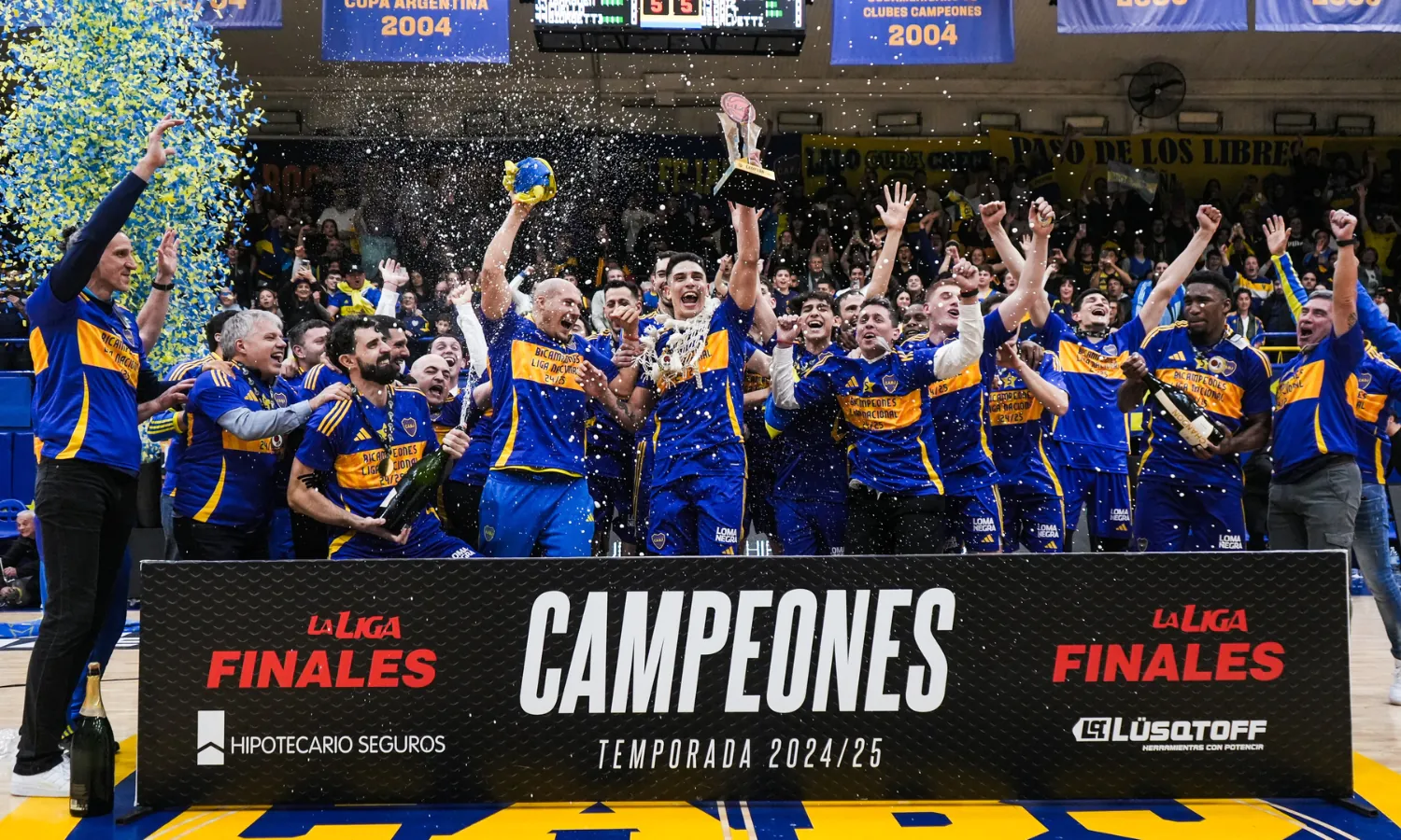 Boca bicampeón Liga Nacional
