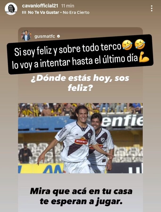 Cavani rechazó a Danubio y confirmó que se queda en Boca La historia de Cavani en respuesta al director deportivo de Danubio
