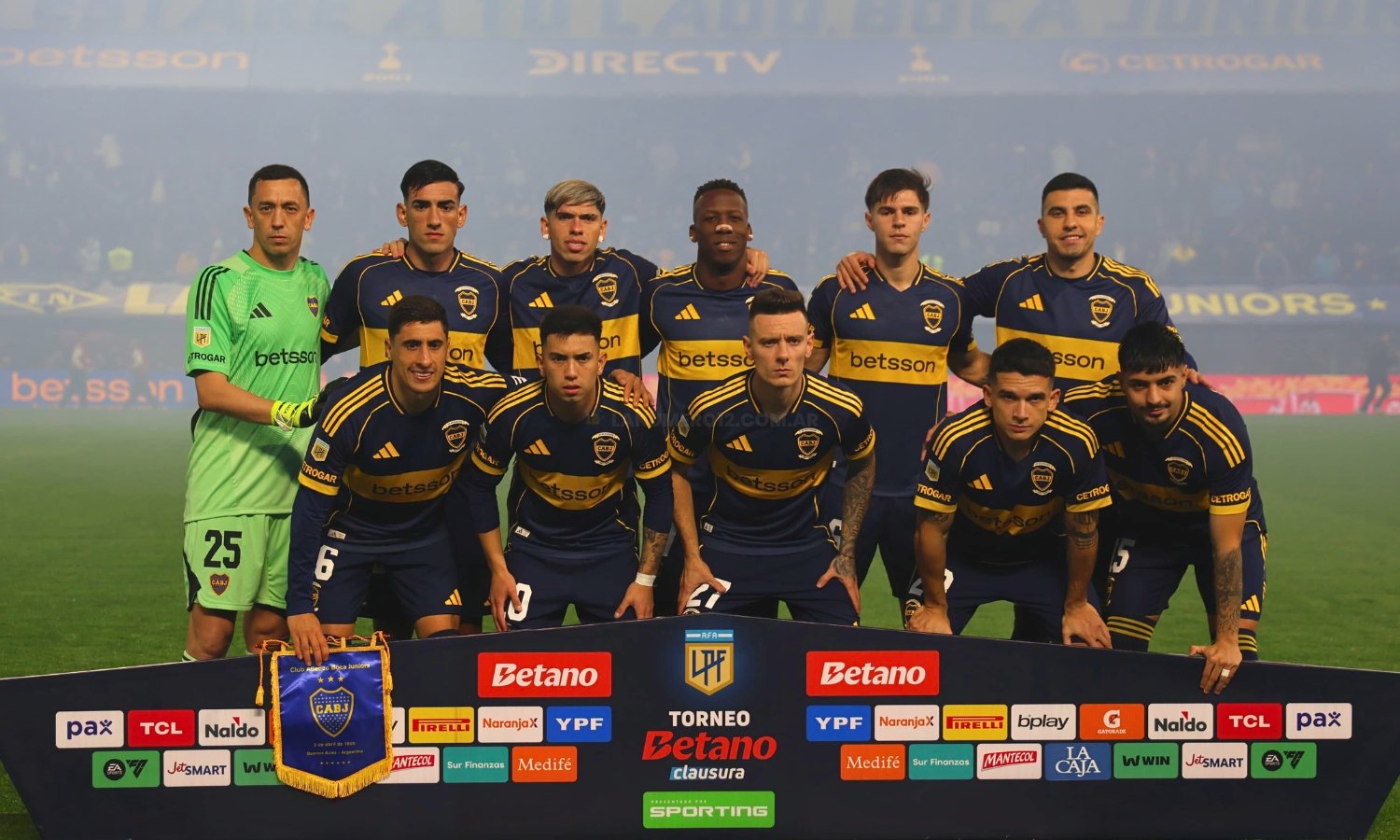 Iniciales Boca vs Unión Clausura 2025