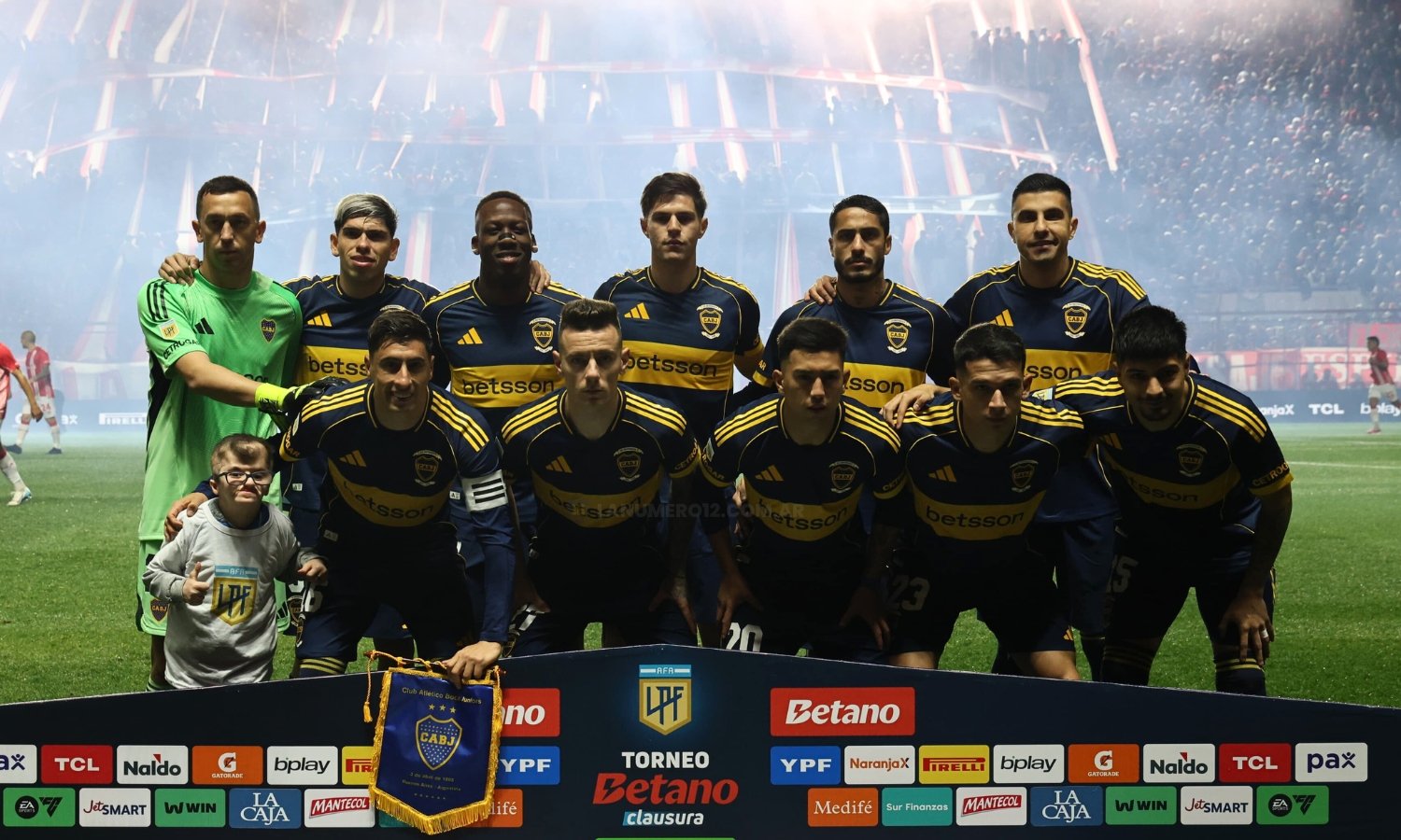 Iniciales de Boca vs Argentinos Clausura 2025