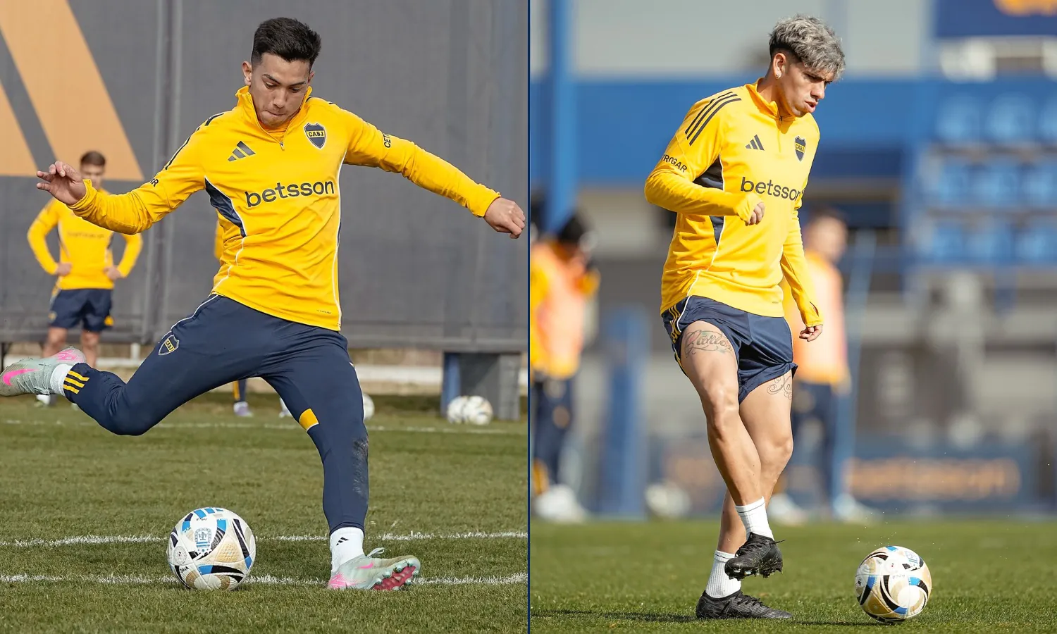 Alan Velasco y Carlos Palacios Boca