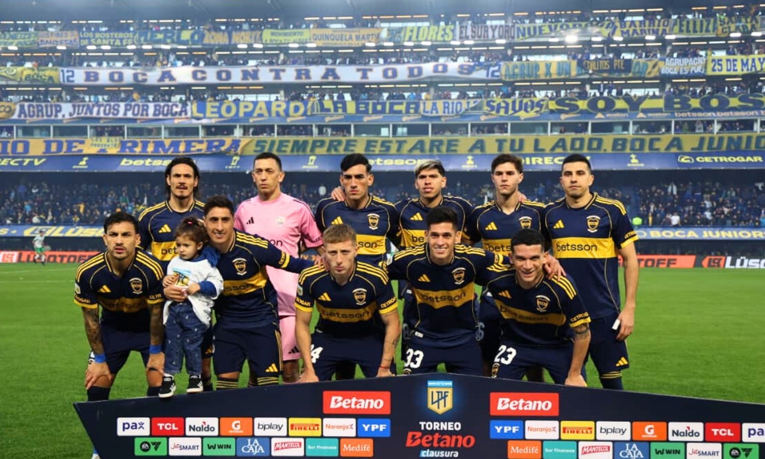Iniciales Boca vs Banfield Clausura 2025