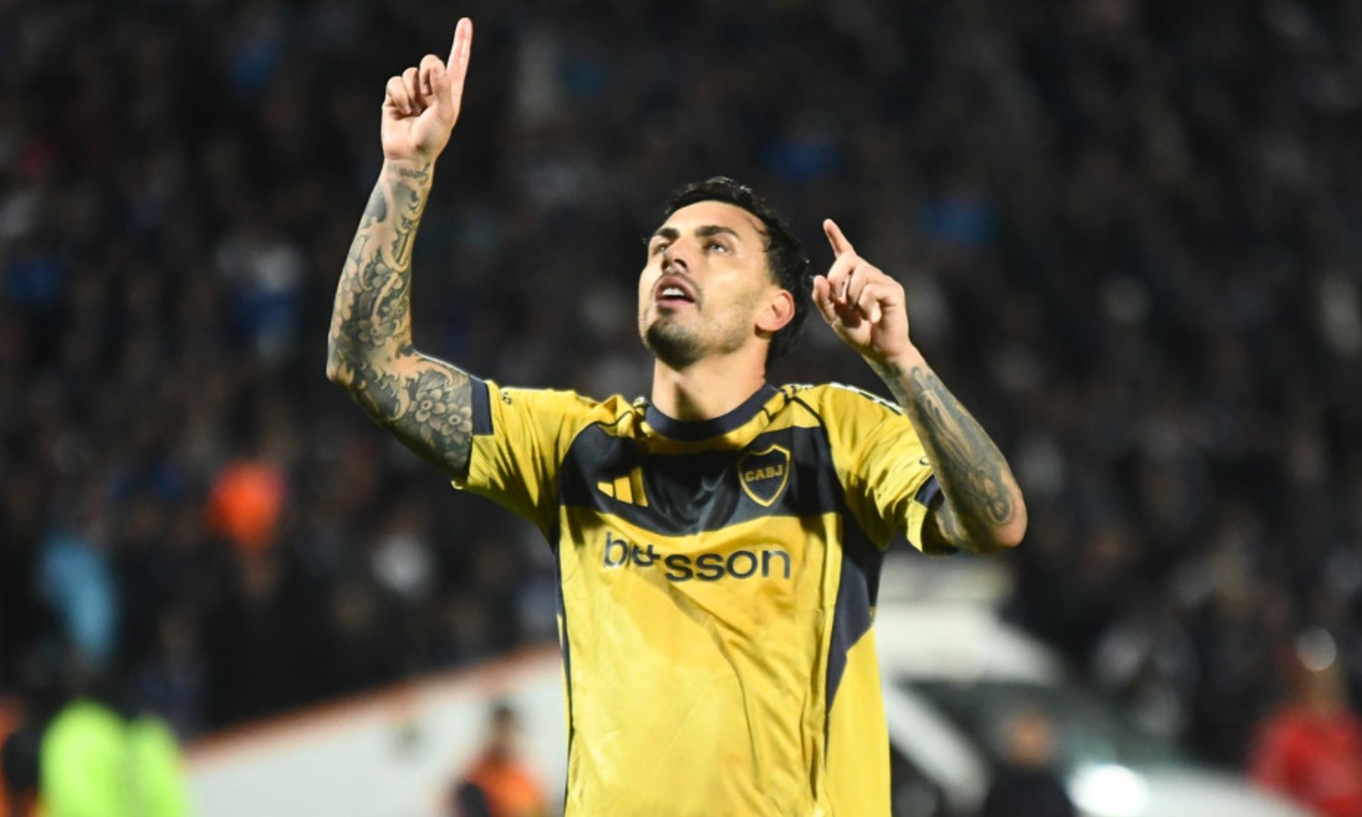 Leandro Paredes festejo Boca vs Independiente Rivadavia 2025