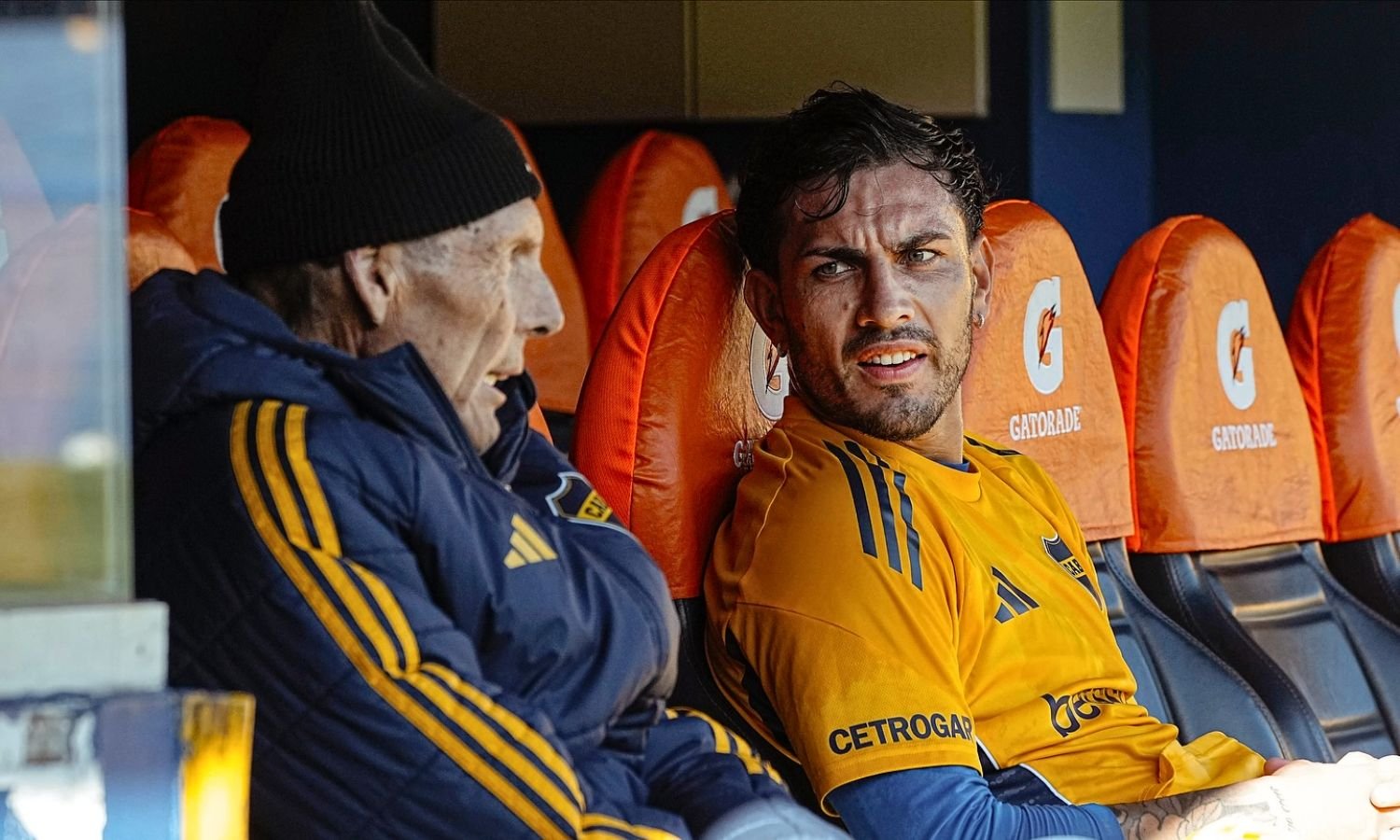 Miguel Ángel Russo y Leandro Paredes Boca