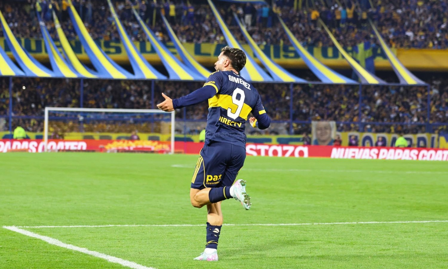 Milton Giménez festejo Boca vs Racing Clausura 2025