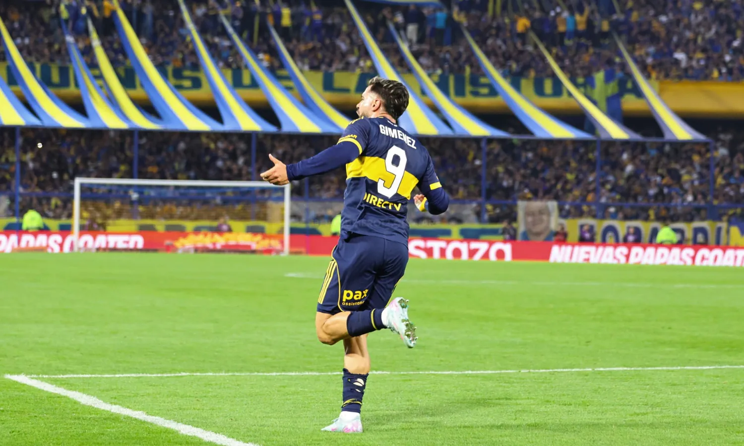 Milton Giménez festejo Boca vs Racing Clausura 2025