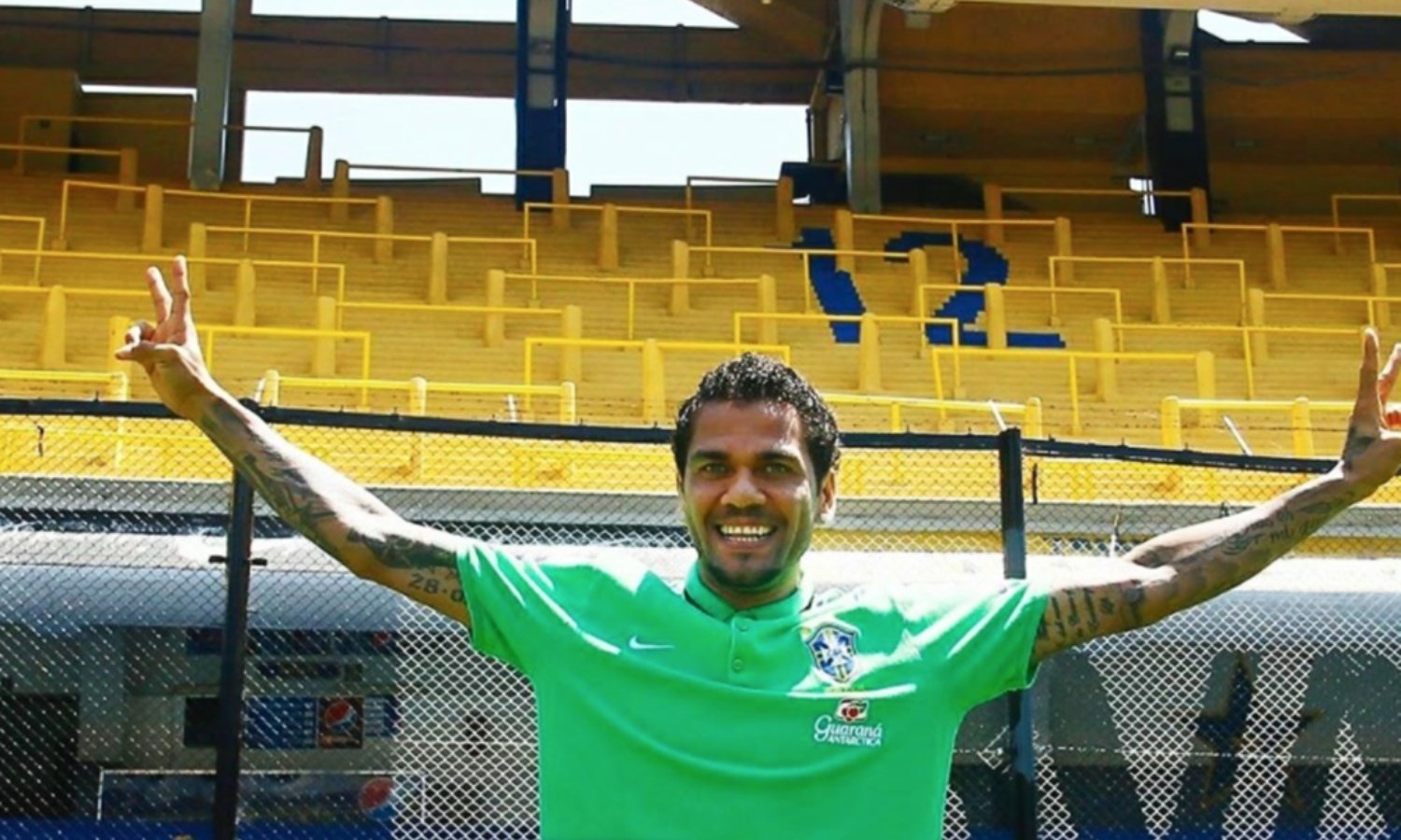 Dani Alves en La Bombonera