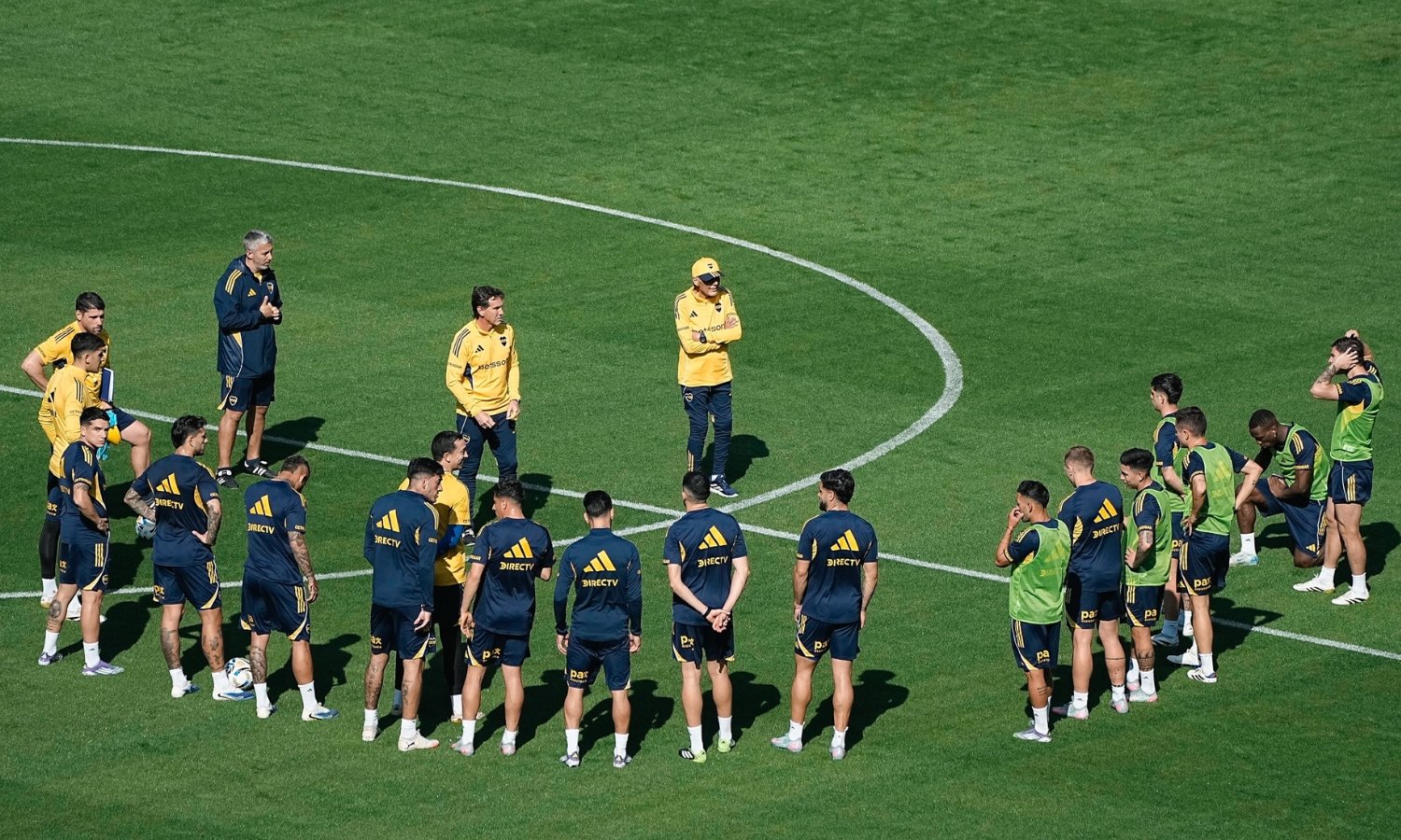 Russo al mando del entrenamiento de Boca