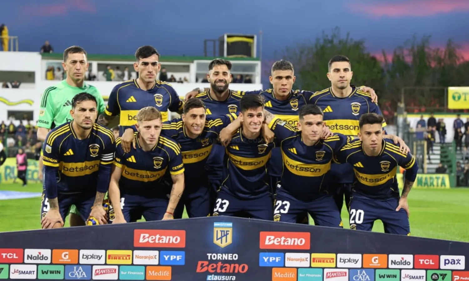 Iniciales Boca vs Defensa y Justicia Clausura 2025