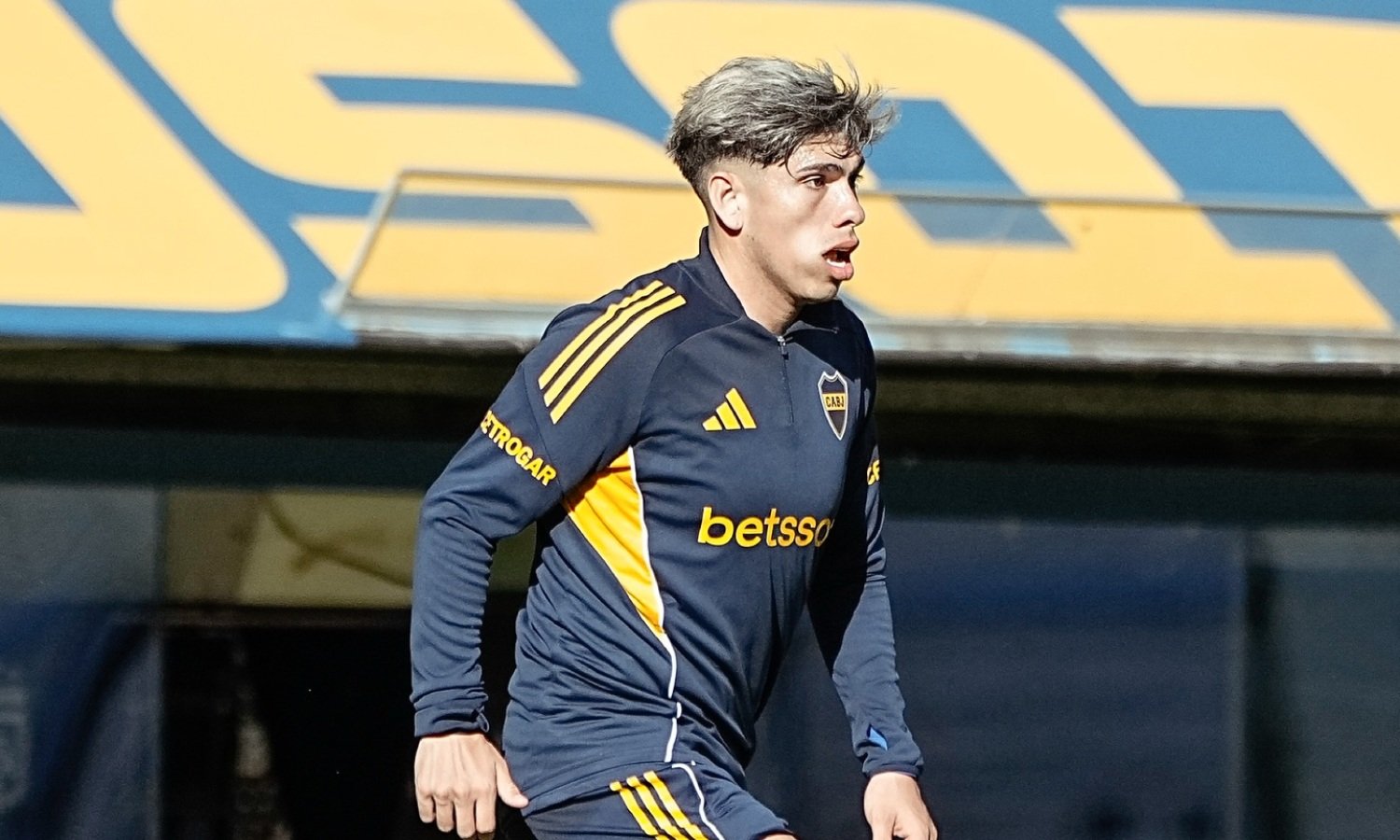 Palacios Boca entrenamiento