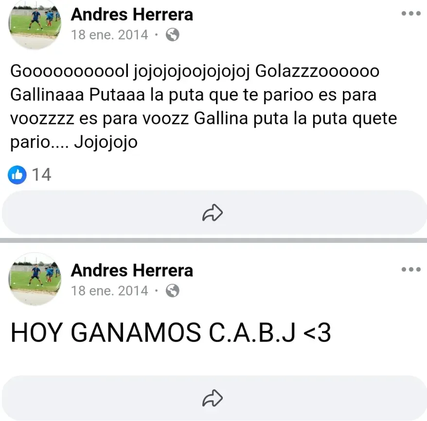 Bombazo: filtran que un jugador de River es hincha de Boca Andrés Herrera 1