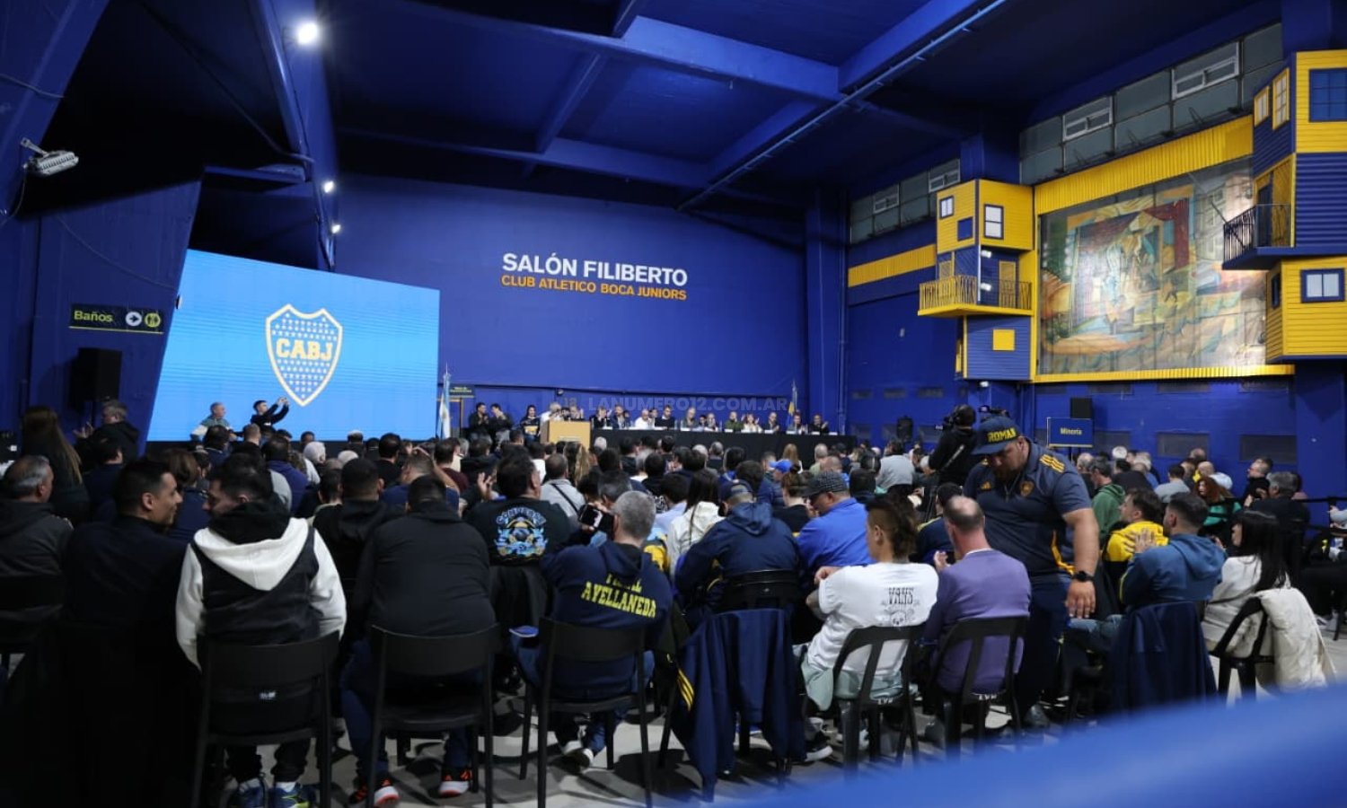 Asamblea de Boca en el Salón Filiberto