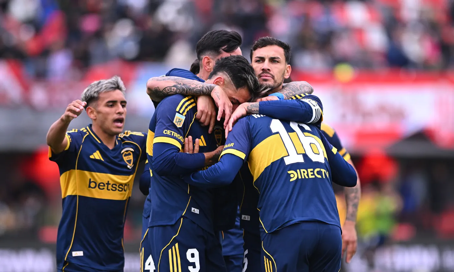 Festejo Boca vs Barracas Central
