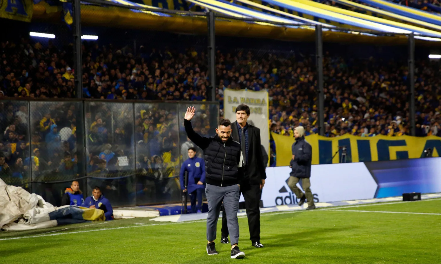 Carlos Tevez en La Bombonera