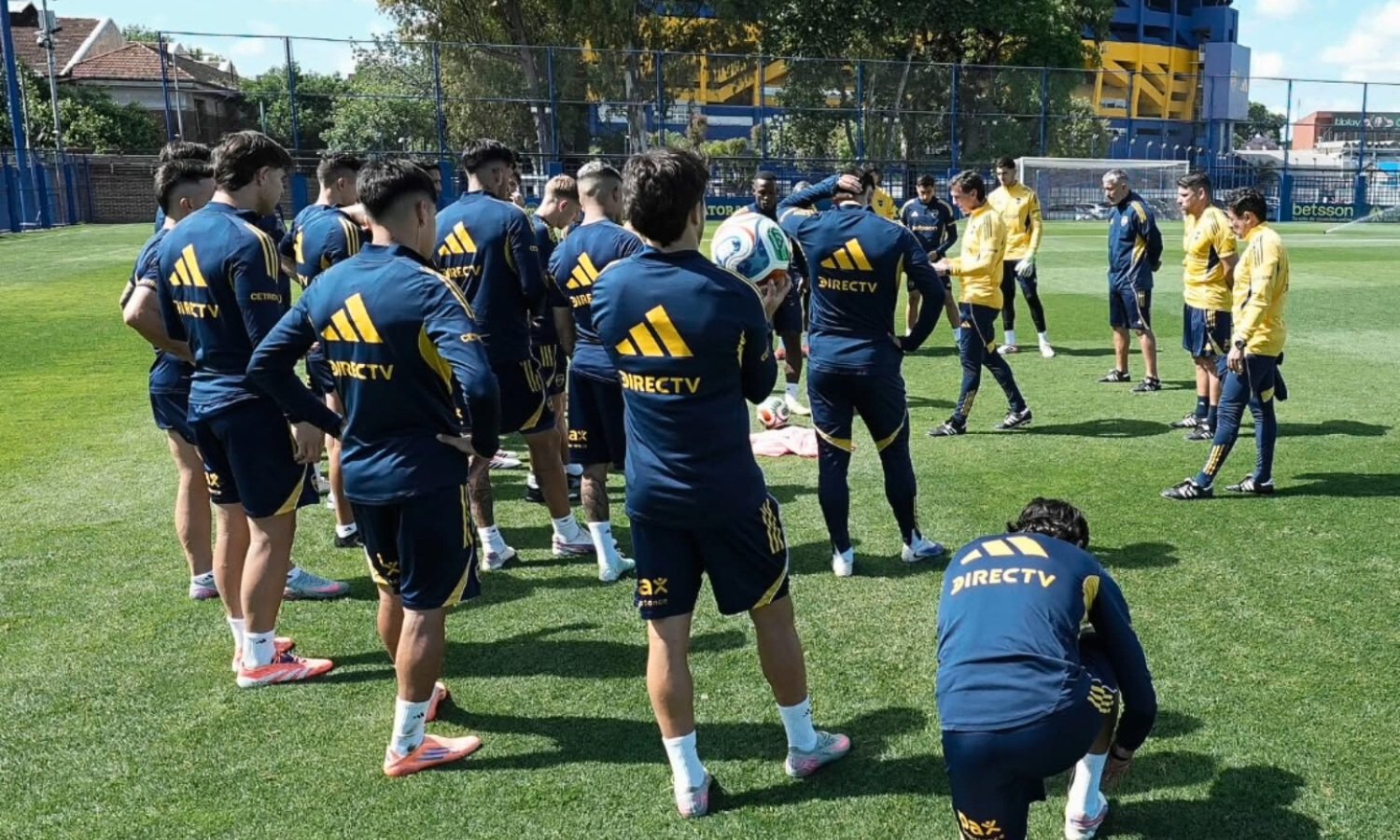 Claudio Úbeda entrenamiento Boca jugadores