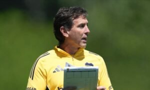 Claudio Úbeda entrenamiento Boca previo Superclásico