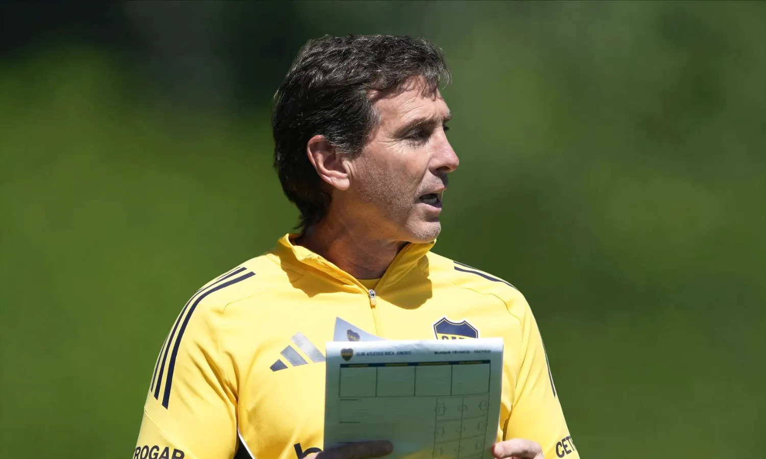 Claudio Úbeda entrenamiento Boca previo Superclásico