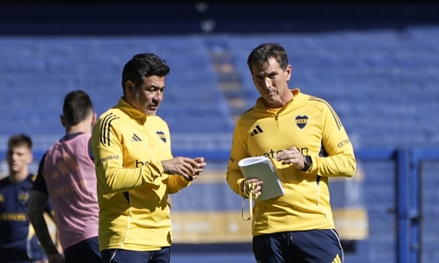 Claudio Úbeda y Juvenal Rodríguez Boca