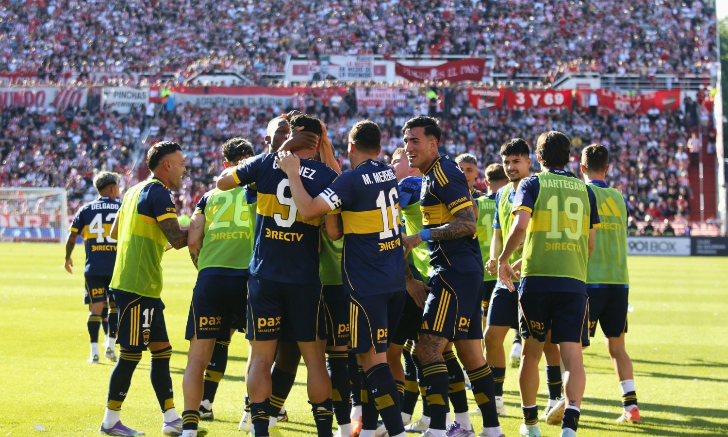 Festejo Boca Estudiantes