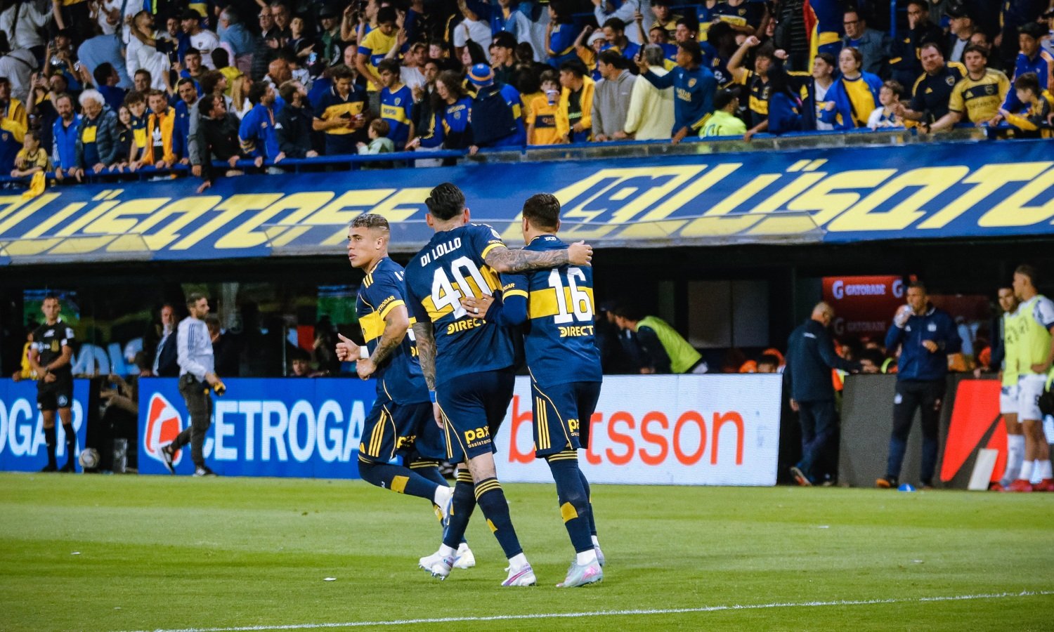 Festejo Boca vs Talleres 231125