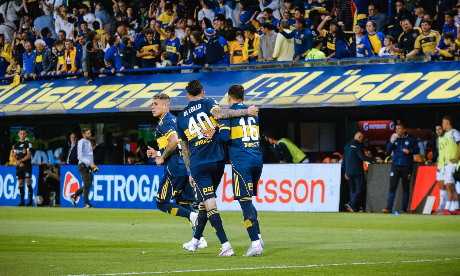 Festejo Boca vs Talleres 231125