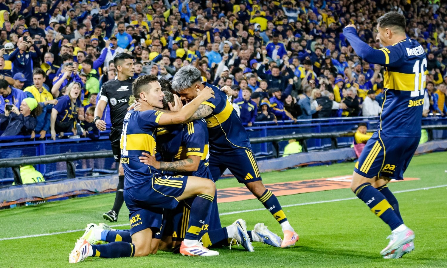 Festejo jugadores Boca vs Tigre Clausura 2025