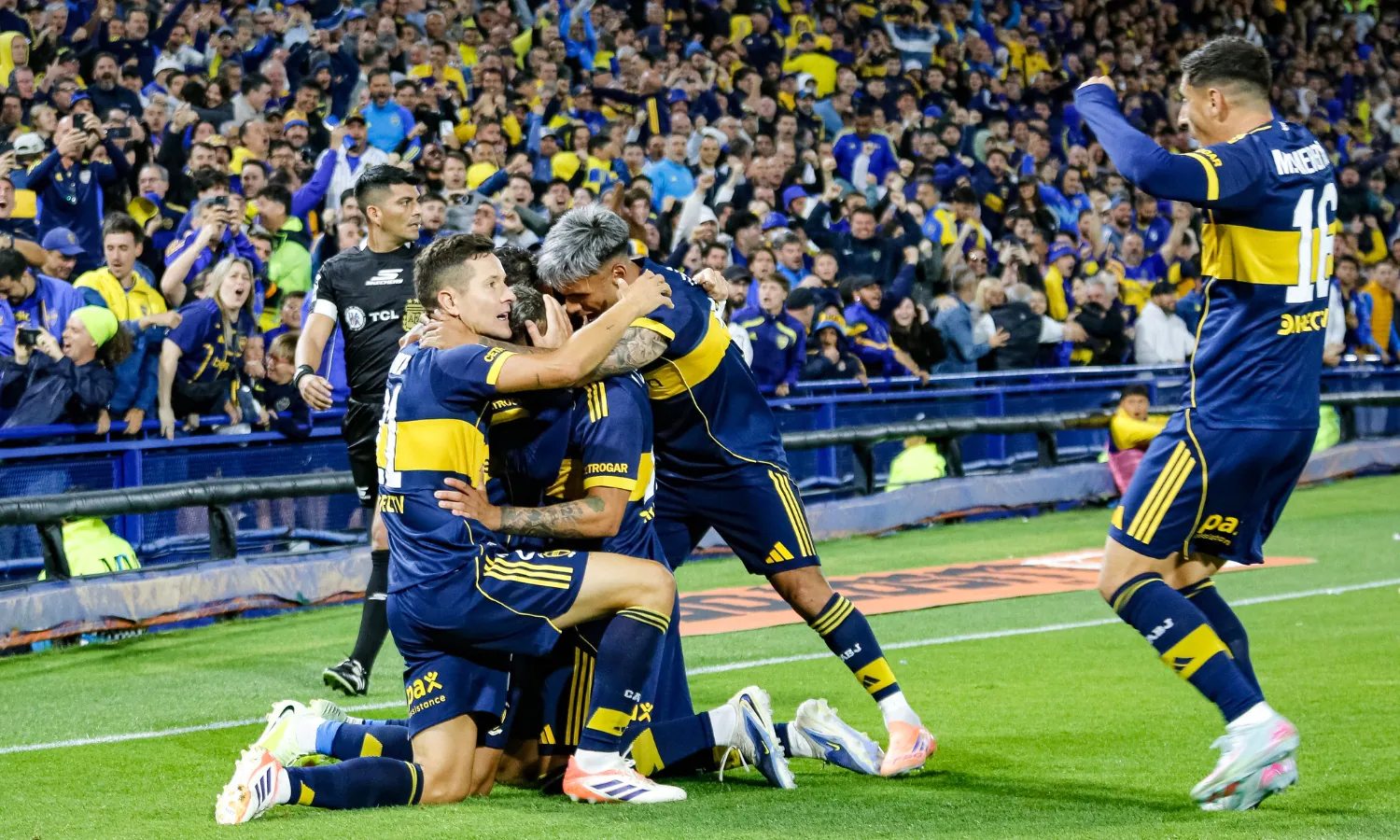 Festejo jugadores Boca vs Tigre Clausura 2025