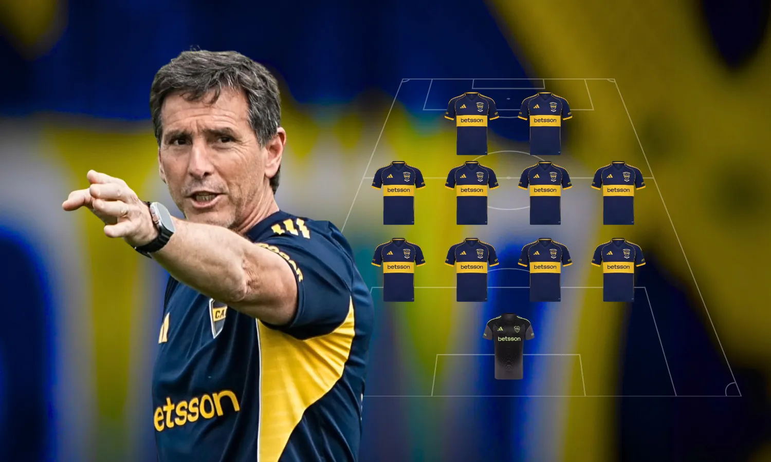 Formación Boca Claudio Úbeda DT