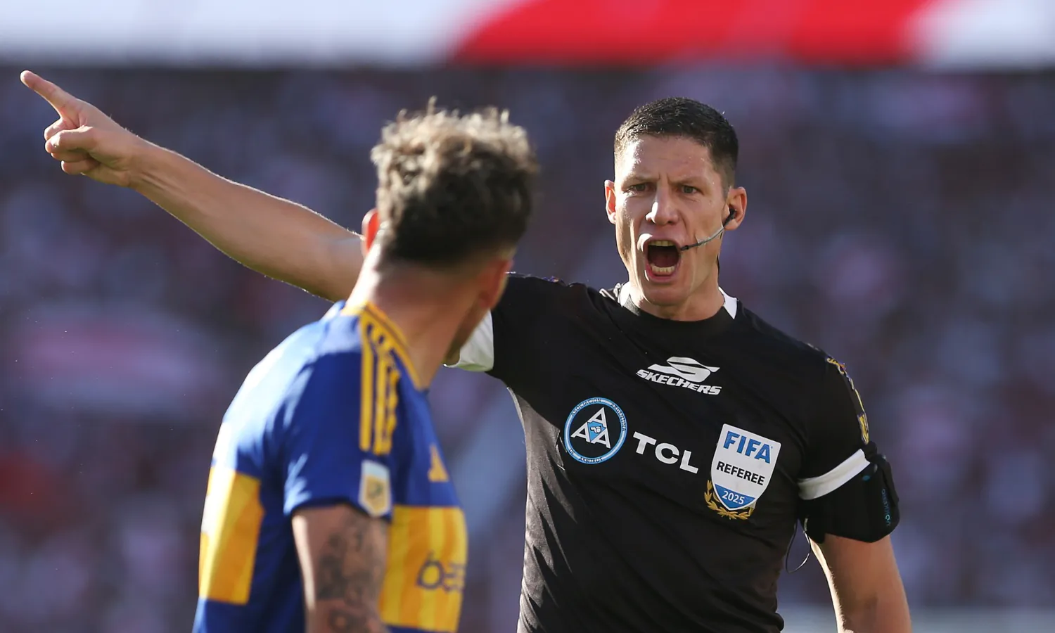 Nicolás Ramírez árbitro Boca River