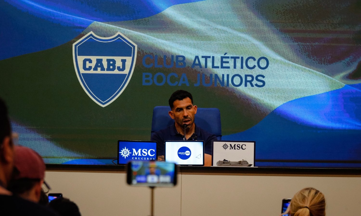 Tevez conferencia Boca Talleres 23112025