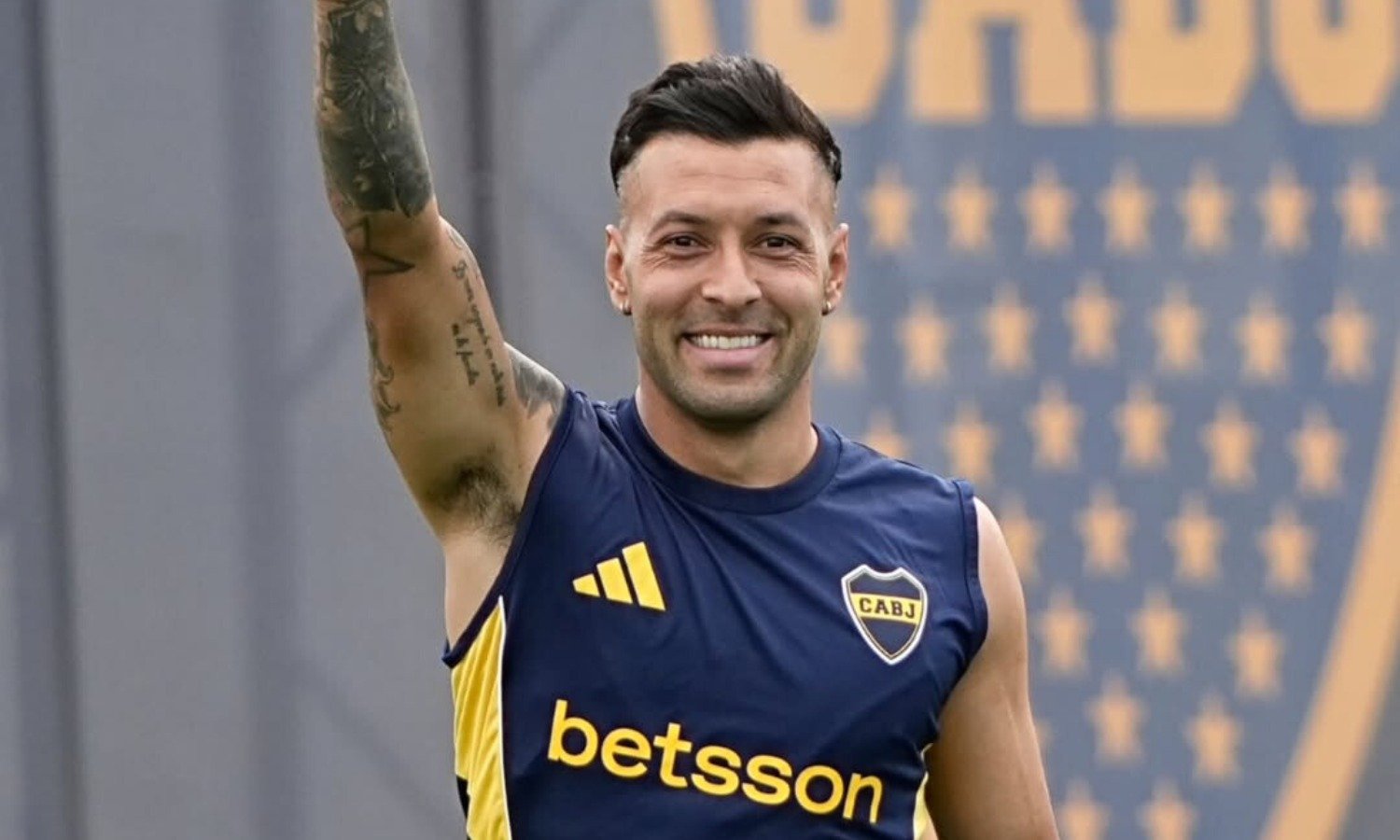 Lucas Janson entrenamiento Boca